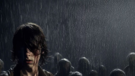 Lonely Boy in a Rain Soaked Night wallpaper