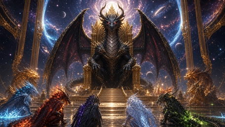 Dragon King of the Star Throne wallpaper