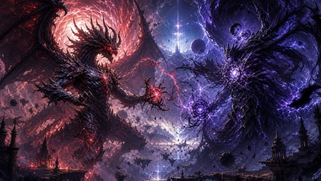 Eternal Dragon Duel wallpaper