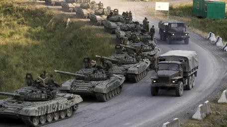 Military Might of Tanks in Formation wallpaper