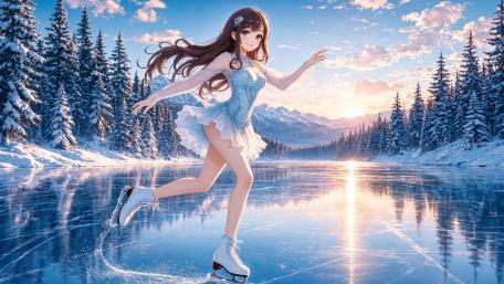 Winter Dream Skater wallpaper