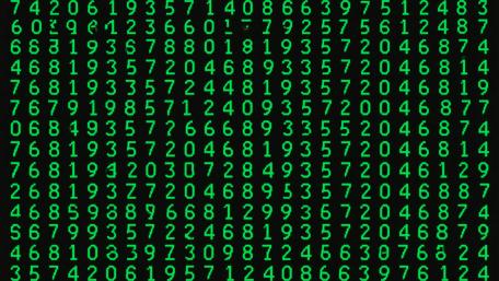 Green Digital Matrix Glow wallpaper