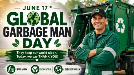 June 17th Global Garbage Man Day wallpaper