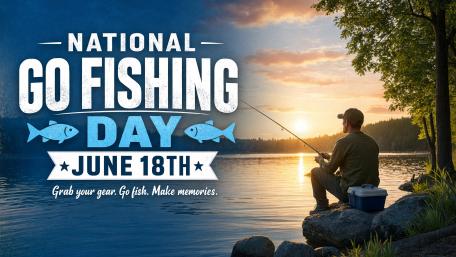 June 18th National Go Fishing Day wallpaper