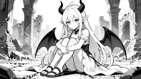 Gothic Demon Girl Serenity wallpaper