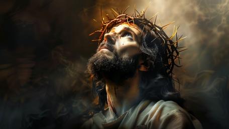 Sacred Crown of Thorns Portrait wallpaper