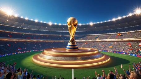 World Cup Glory in a Stadium wallpaper