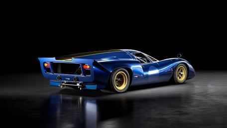 Blue Lola T70 Racing Icon wallpaper