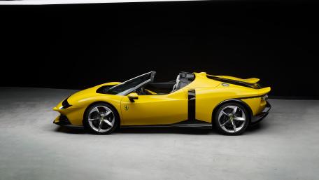 Yellow Ferrari 849 Spider Spotlight wallpaper