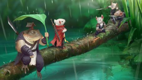Whimsical Forest Crossing wallpaper