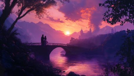 Romantic Sunset wallpaper
