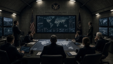 Strategic Command in the War Room wallpaper