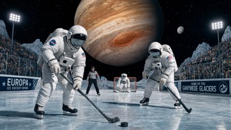 Galactic Hockey Clash wallpaper