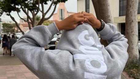 Urban Style in a Cozy Hoodie wallpaper