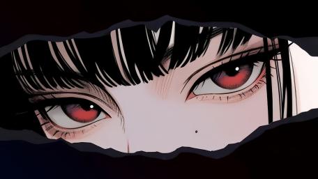 Mysterious Crimson Eyes wallpaper
