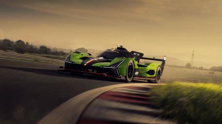 Lamborghini SC63 Race track wallpaper