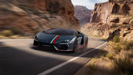 Lamborghini Revuelto Canyon Rush wallpaper