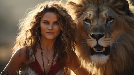 Lionheart Guardian of the Wild wallpaper