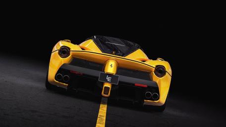 Yellow Ferrari LaFerrari Aperta Dream Machine wallpaper