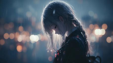 Silent Rain and Silver Tears wallpaper