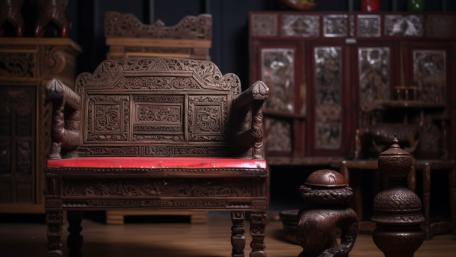 Ornate Vintage Living Room Charm wallpaper