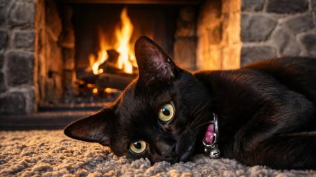 Cozy Cat wallpaper