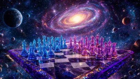 Cosmic Chess wallpaper