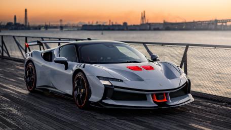 Ferrari SF90 XX Stradale at Sunset wallpaper