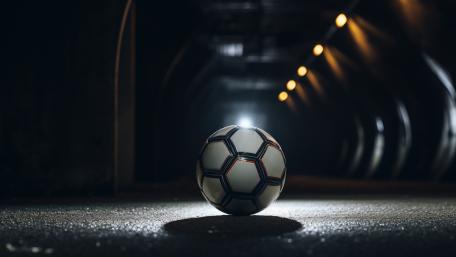 Midnight Soccer Spotlight wallpaper