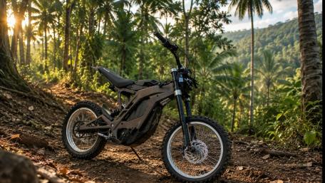 Rainforest Electric Motocross Adventure wallpaper