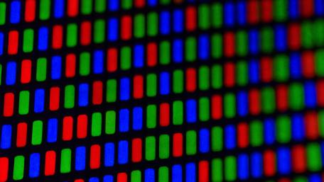 Vibrant LED Pixel Glow wallpaper