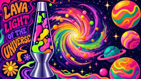 Cosmic Lava Lamp Dreams wallpaper