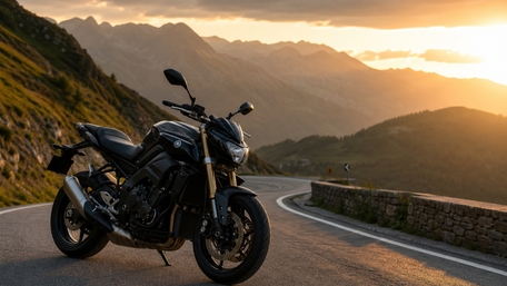Sunset Mountain Ride wallpaper