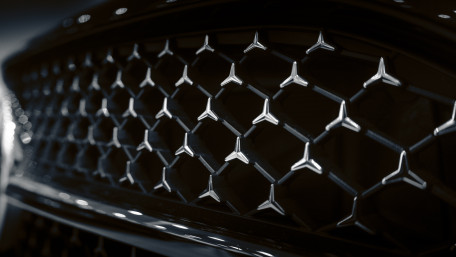 Mercedes AMG Star Grille Closeup wallpaper