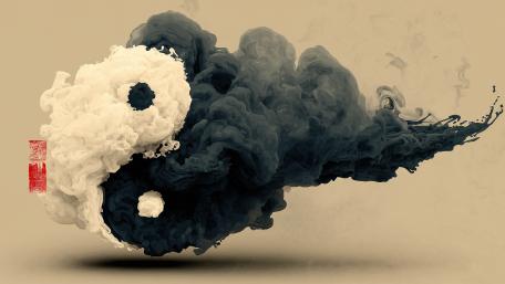 Balanced Smoke Harmony wallpaper
