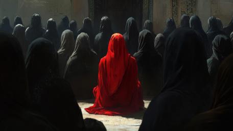 Red Cloak Ritual in the Hidden Coven wallpaper