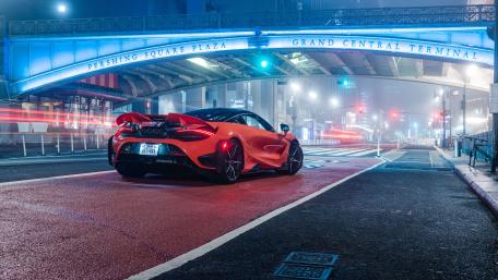 McLaren 765LT Neon City Cruise wallpaper