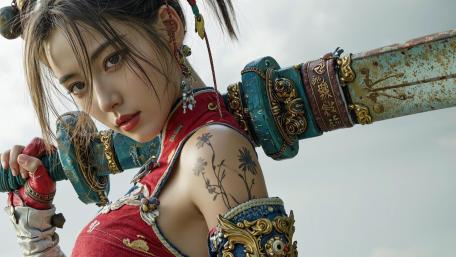 Tattooed Warrior of the Eastern Blade wallpaper