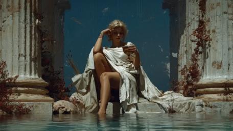Circe in the Ruined Temple wallpaper