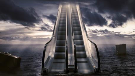 Endless Escalator Beyond the Sea wallpaper