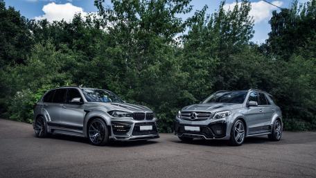 Stunning Silver BMW X5 SUVs wallpaper