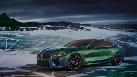 BMW M8 Gran Coupe Stunning Green Concept wallpaper