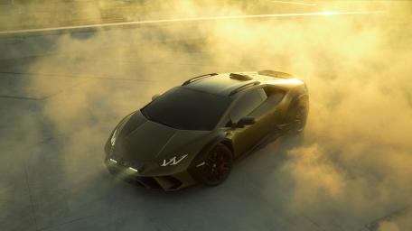 Lamborghini Huracan Sterrato Dust Drive wallpaper
