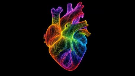 Neon Heart wallpaper