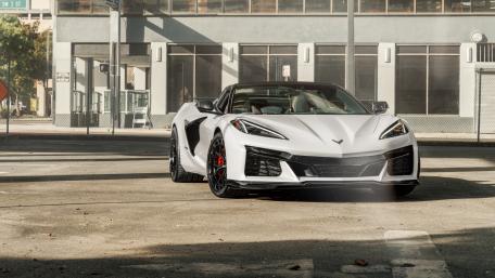 Chevrolet Corvette Z06 White Power wallpaper