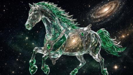 Crystal Stallion wallpaper