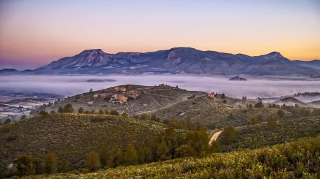 Sea of Clouds Over Sierra del Gigante wallpaper