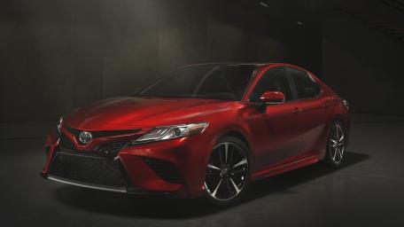 Red Toyota Camry Studio Elegance wallpaper