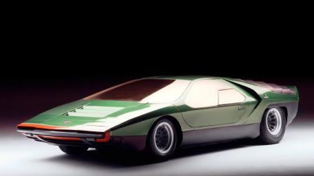 Alfa Romeo Carabo Retro Futuristic Concept wallpaper