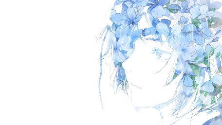 Ethereal Blue Blossom Dream wallpaper